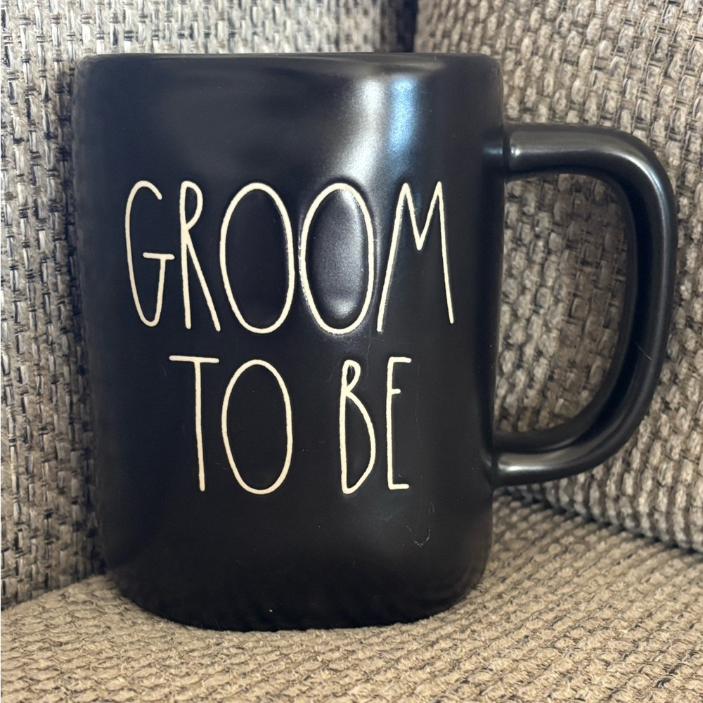 Rae Dunn Black Groom To Be Mug